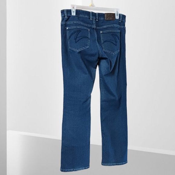 🛍️❤️ Womens Jockey P2P Mid Rise Bootcut Jeans Size 8🛍️❤️ - Picture 4 of 15